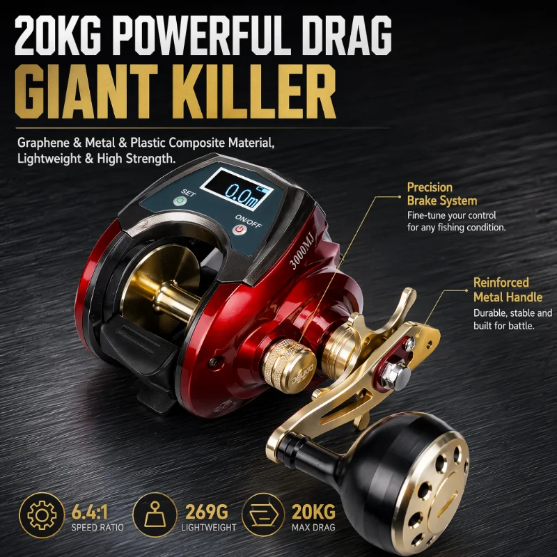 DEUKIO CNC Metal Handle 6+1BB  - đánh giá và giá Spincast Reel