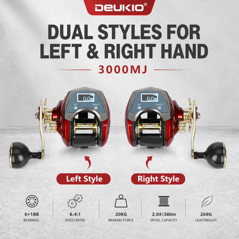 DEUKIO CNC Metal Handle 6+1BB  - đánh giá và giá Spincast Reel